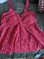 New & Tag Pink Floral Tankini