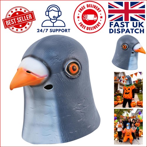 Pigeon mask funny realistic - -,