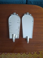 Pair of 1931 Pewter Wall