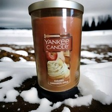Yankee Candle Sugared Cinnamon Apple Original Large Scented Jar Candle 22 oz