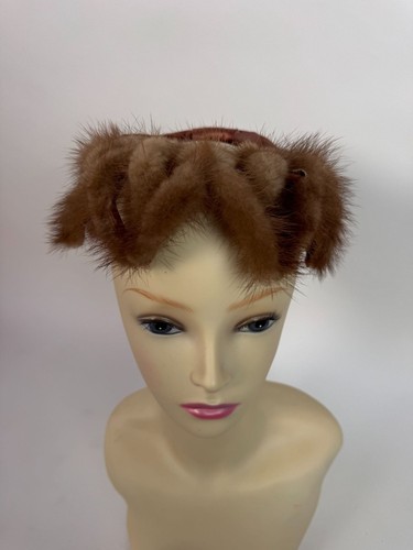Vintage 1940s satin fur - 1940s,