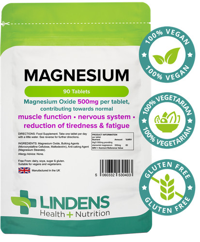 Lindens magnesium oxide 500mg - lindens,