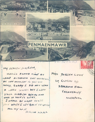 Penmaenmawr beach and