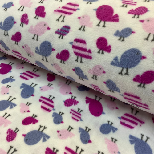 Pink and purple - , birds