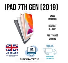 Apple iPad 7th Gen (2019) 32GB 128GB WiFi/4G All Colours GOOD CONDITION