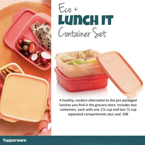 New tupperware eco lunch it - tupperware, eco+