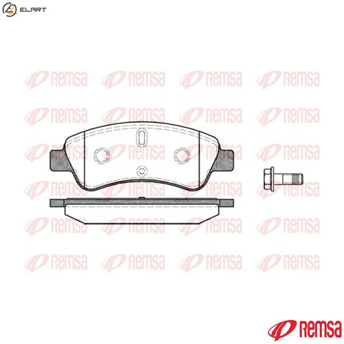 Brake pad set disc - brake,