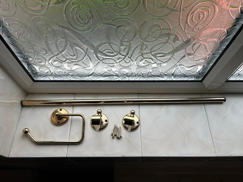 Samuel heath brass towel - towel, rail
