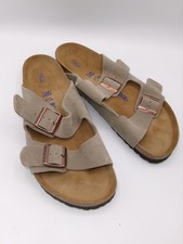 Birkenstock Arizona Suede Sandals Taupe Soft Footbed EU 42 UK 8