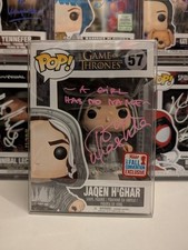Tom Wlaschiha Jaqen H'Ghar Signed Funko Pop Game Of Thrones Autograph and Quote