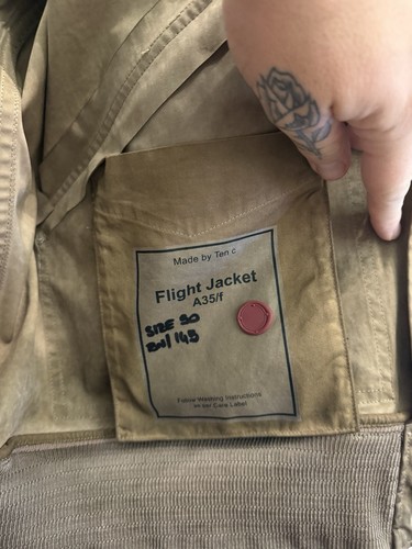 Ten flight jacket size 50 - ten,