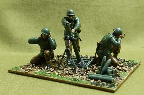British mortar team painted - mortar,