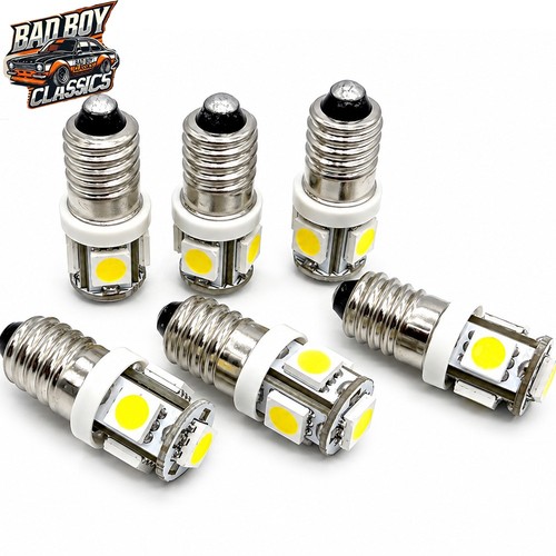 E10 led bulbs white - e10,