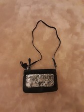 Black Leather Mattis  Handbag