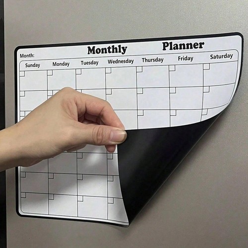 Fridge calendar magnetic dry - calendar,