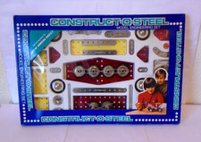 Vintage Construct-O-Steel Construction Toy - Looks Unused - No Instructions