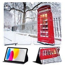 Printed snow PU Leather Case