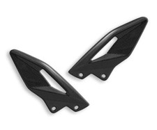 Glossy Carbon Heel Guards  Dbk For Triumph Street Triple 765 Rs 2017 > 2024