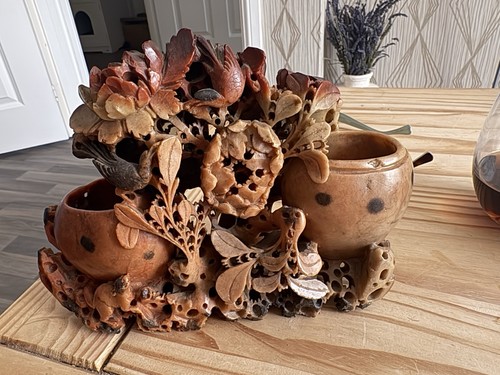 Vintage chinese hand carved - vintage,