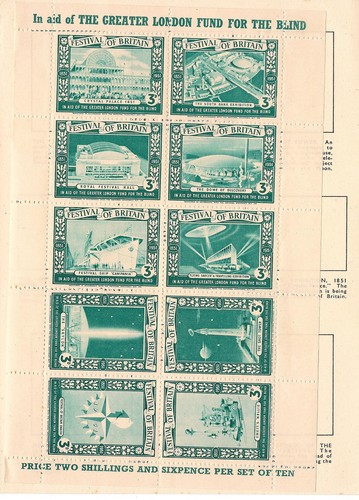 Stamps 1951 festival - festival, of