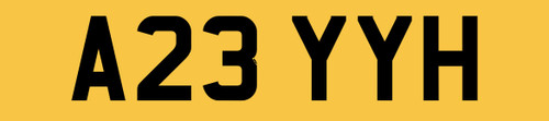 Aliyyah private car reg number - car,