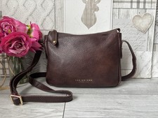 THE BRIDGE chestnut Leather Cross Body Bag , Shoulder Bag , Handbag