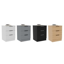 Modern Bedside 3 Drawer Chest