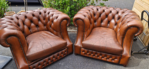 Harrods brown leather - harrods,