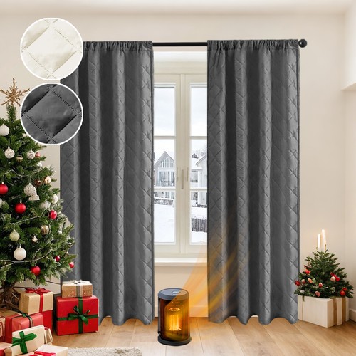 Quilted curtain winter thermal - curtain,
