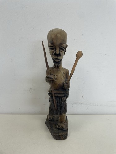 Vintage african carved wood - vintage,