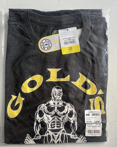 Golds gym mens shirt - golds, muscle