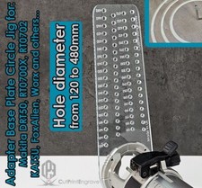 Large Circle Jig Router Base Plate For Makita DRT50 RT0700X RT0702 KATSU WORX 18