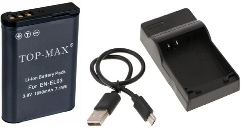 El23 battery usb charger - en-el23,