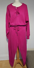 Victoria's Secret Fuchsia Pink Lace Up Detail Tracksuit Set Size M