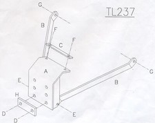 Towtrust Fixed Flange Towbar