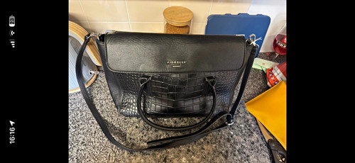 Fiorelli black croc embossed - black,