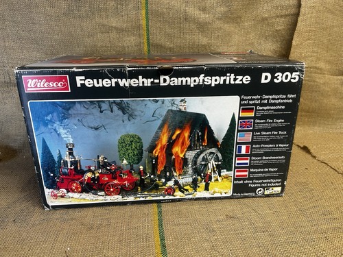 Live steam wilesco d305 - steam,