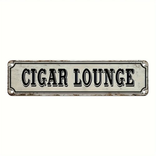 Cigar lounge vintage metal - cigar,