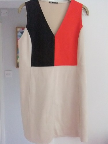 Zara faux suede dress - faux, l