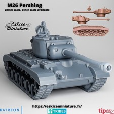 M26 Pershing Tank - 28mm -
