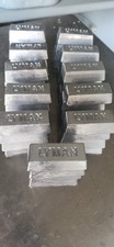 SCRAP LEAD INGOTS, 21 POUNDS, RECYCLED SCUBA WEIGHTS AND INDUSTRIAL LEAD