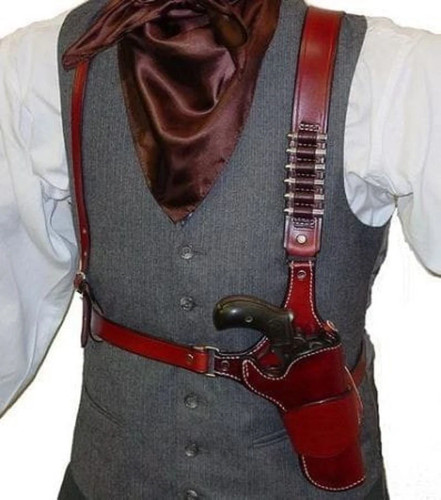 Western leather holster gun - holster,