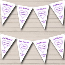 Party Banner Bunting Purple