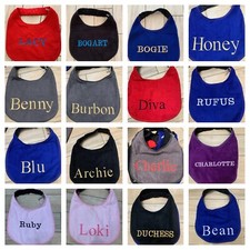 BIG DOG SLOBBER BIBS THESE ARE BEING SOLD AS SECONDS WRONG COLOURS BUT ALL GOOD