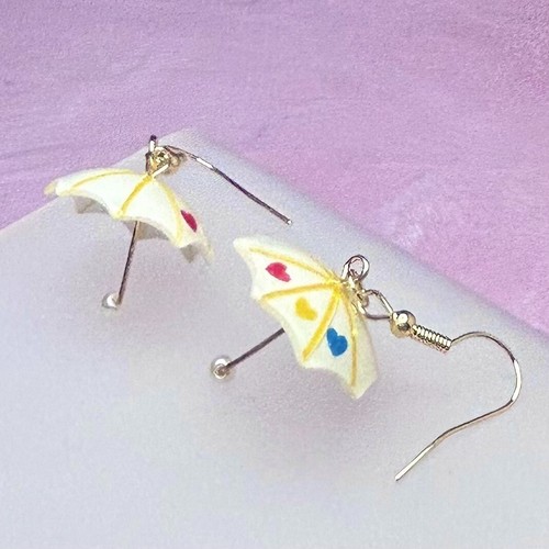 Umbrella pendant earrings - pendant,