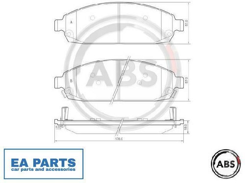 Brake pad set - brake,