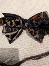 Vintage cotton velvet abstract