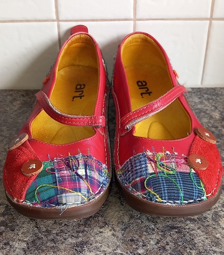 Art company red patchwork - art,