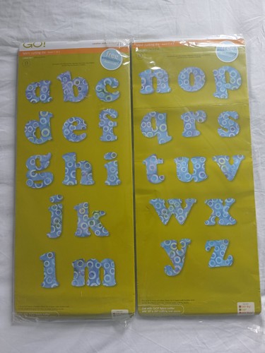 Accuquilt carefree lower case