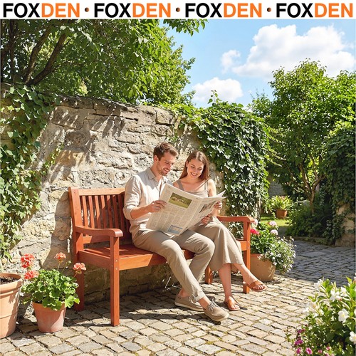 Wooden garden bench - wooden,